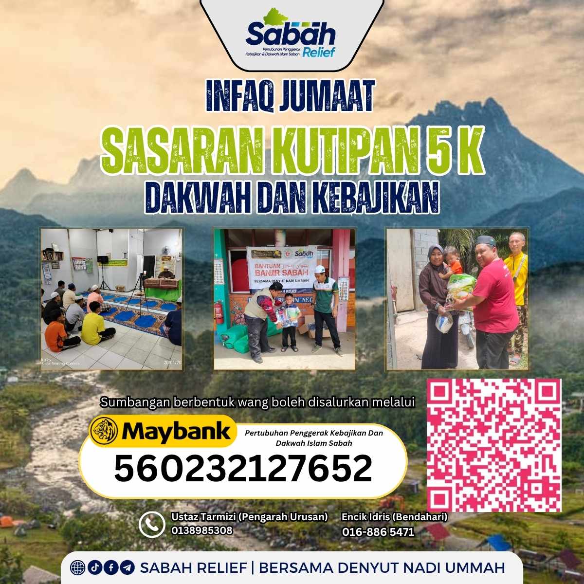 Kempen Infaq Jumaat | Sabah Relief