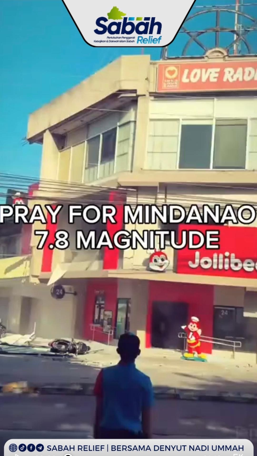 (Video) Tabung Bantuan Kecemasan Gempa Bumi Mindanao, Filipina | Sabah Relief